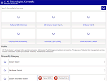 Tablet Screenshot of coolantfiltration.in